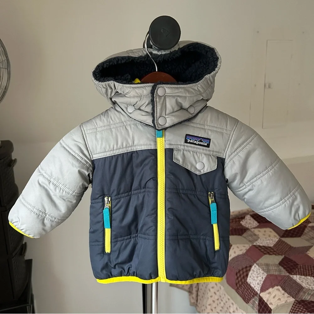 Patagonia Reversible Tribbles Puffer Jacket 3-6 Months